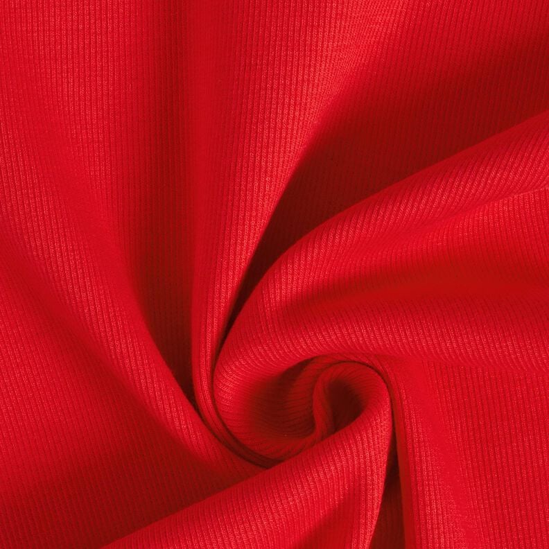 2x2 Ribbing Plain – red,  image number 1