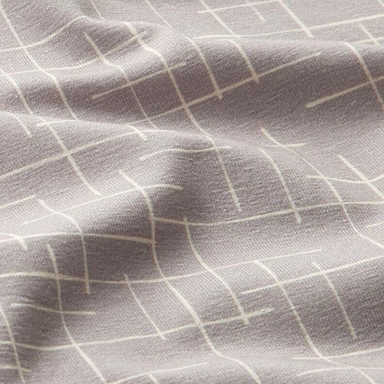 Broken Check Cotton Jersey – light grey, image number 2