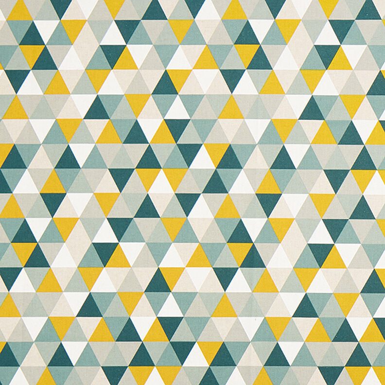 Half Panama Decor Fabric Triangles – green,  image number 1