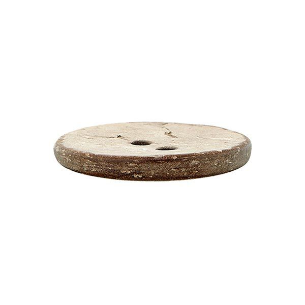 Basic Chalky 2-Hole Coconut Button - beige,  image number 2