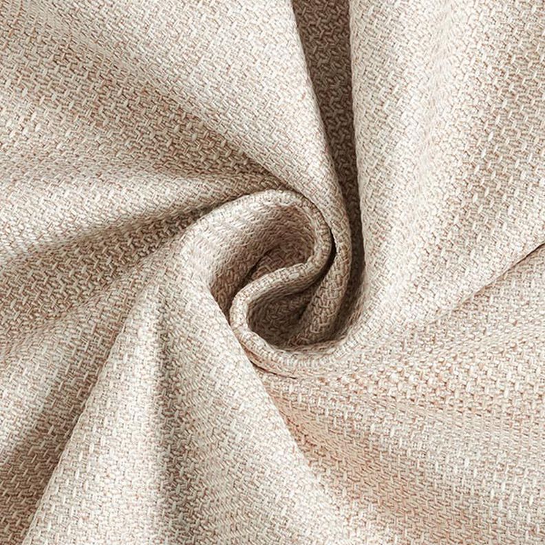 Upholstery Fabric Honeycomb texture – light beige, image number 1