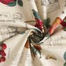 Decor Fabric Half Panama fruit varieties – natural/dark green,  thumbnail number 3