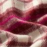 Coat Fabric Wool Blend Brushed – burgundy/purple,  thumbnail number 3