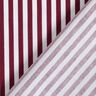 Cotton Poplin narrow stripes – burgundy/white,  thumbnail number 4