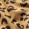 Decor Fabric Half Panama Leopard print – mocca/black,  thumbnail number 2