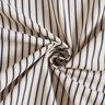 Decor Fabric Half Panama narrow nautical stripes – natural/navy blue,  thumbnail number 3