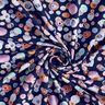 Colourful watercolour circles cotton jersey – midnight blue,  thumbnail number 3