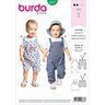 Baby dungarees, Burda 9337 | 62 - 92,  thumbnail number 1