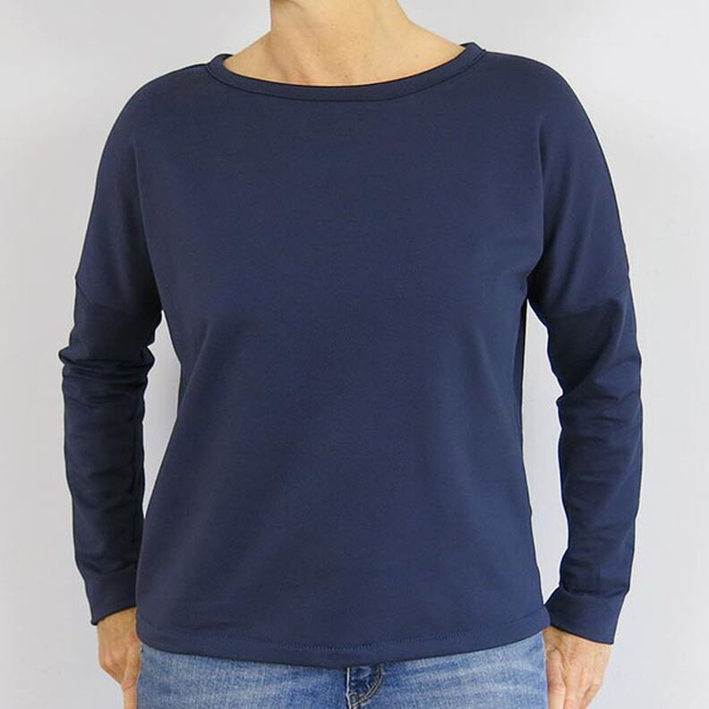 FRAU VEGA - casual jumper with a wrap look in the back, Studio Schnittreif | XS - XXL,  image number 7