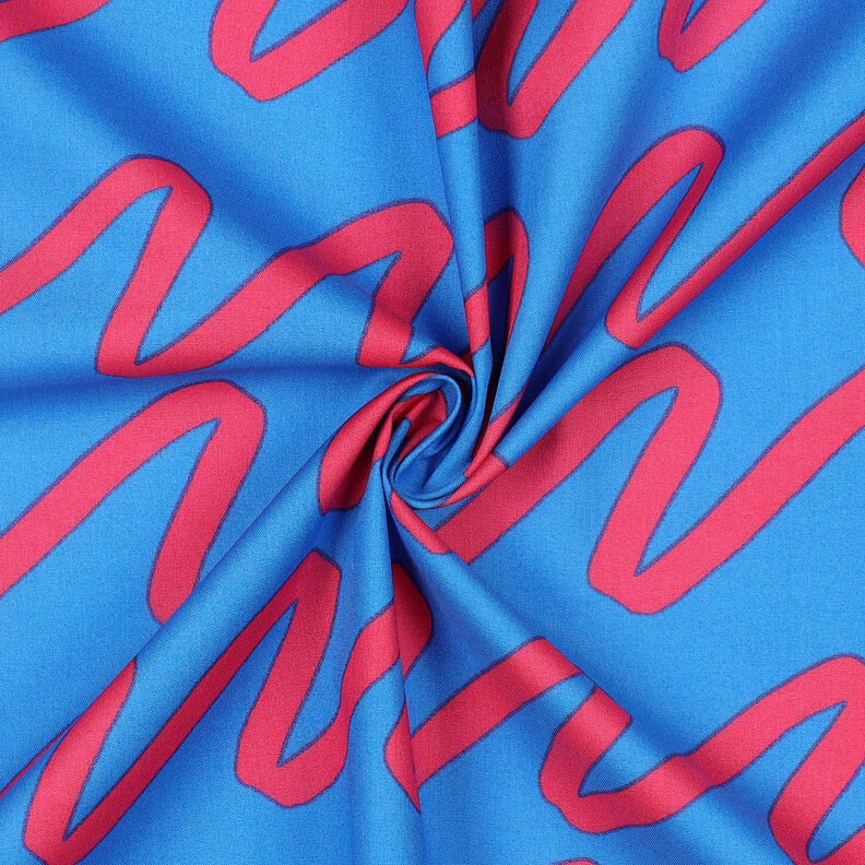 Cotton Poplin Making Waves | Nerida Hansen – blue,  image number 4