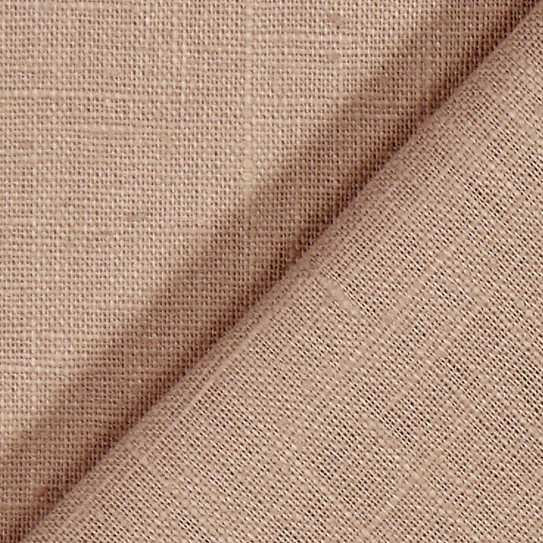 Linen fabric Ramie mix medium – taupe,  image number 3
