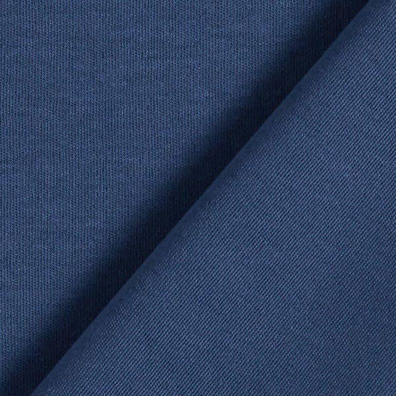 GOTS Plain Interlock Jersey – navy blue,  image number 3