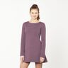 Light Cotton Sweatshirt Fabric Plain – aubergine,  thumbnail number 6