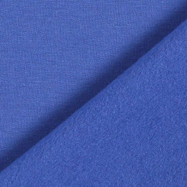 Light Cotton Sweatshirt Fabric Plain – indigo, image number 5