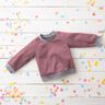 Light French Terry Plain – dark dusky pink,  thumbnail number 7
