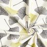Cotton Jersey Gingko leaves – offwhite/lime green,  thumbnail number 3