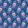 Cotton Jersey Peacock | Stoff&Liebe – royal blue/intense pink,  thumbnail number 1