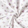 Cotton Poplin Delicate Roses – lavender/white,  thumbnail number 3