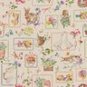 Decor Fabric Half Panama Easter collage – natural/pink,  thumbnail number 1