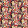 Abstract Faces Decor Tapestry Fabric – black,  thumbnail number 1