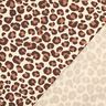 Brushed Sweatshirt Fabric leopard print | Poppy Fabrics – cream/dark brown,  thumbnail number 4