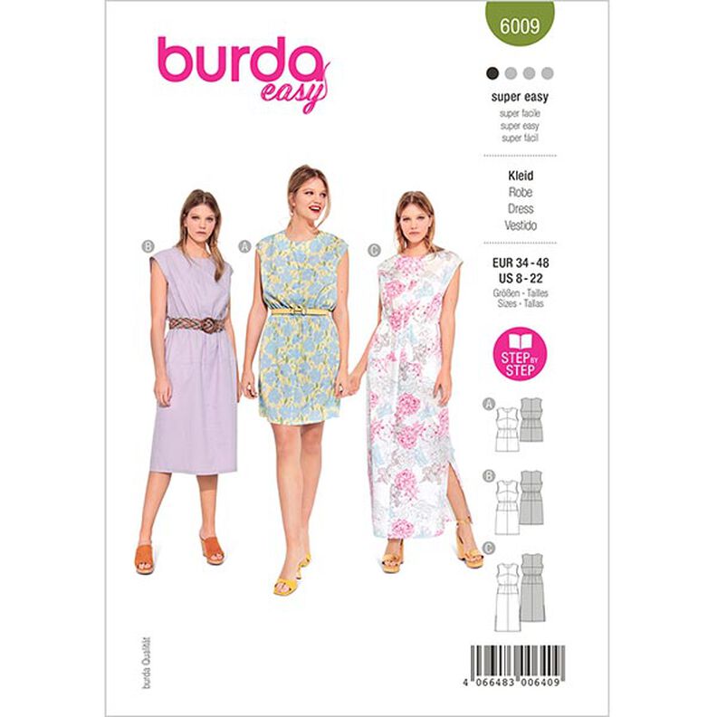 Summer Dress,Burda 6009 | 34 - 48,  image number 1