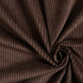 Chunky Corduroy pre-washed Plain – dark brown, 