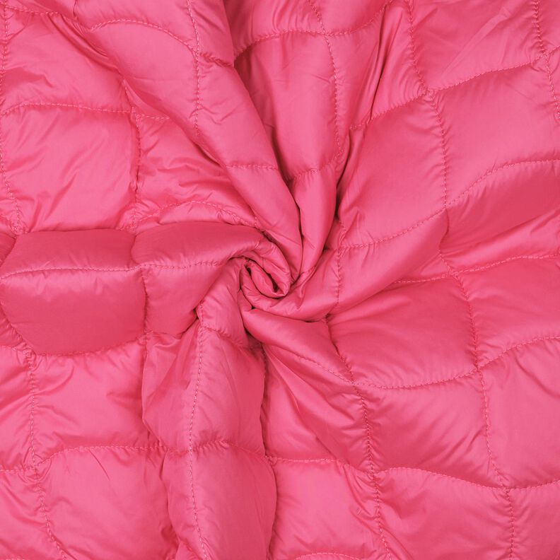 Quilted Fabric wavy squares – neon pink/neon green, image number 3