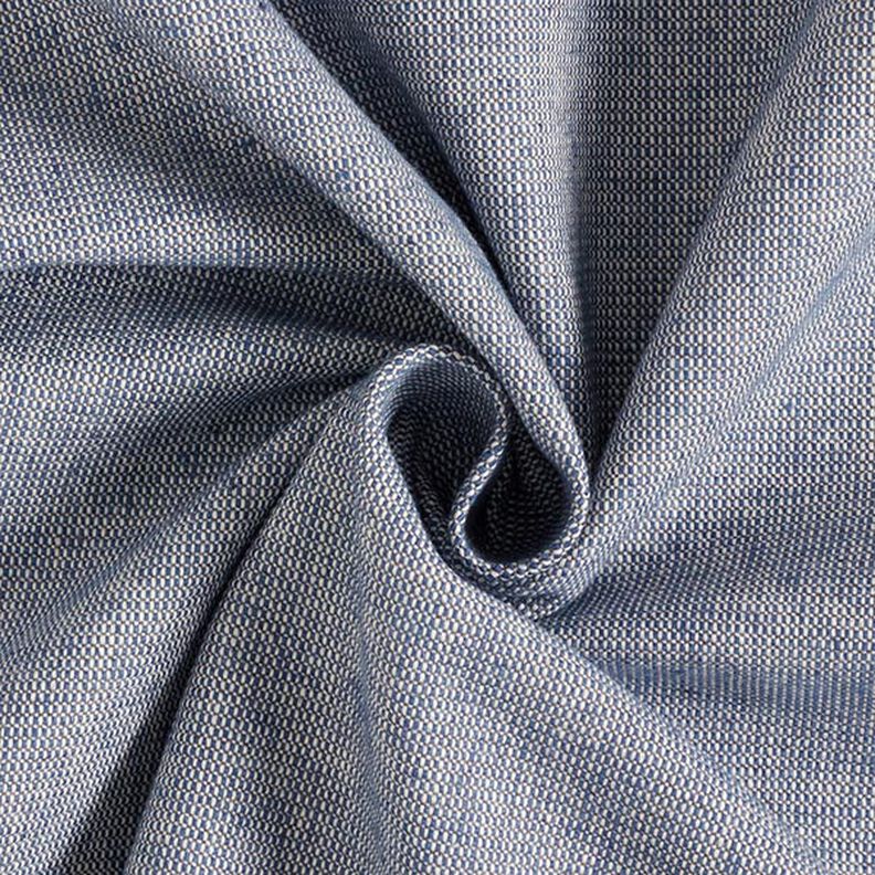 Decorative fabric, ribbed texture, recycled – blue,  image number 1