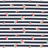 Cotton Jersey melon stripes – white/midnight blue,  thumbnail number 1