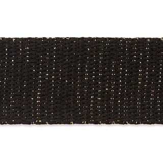 Bag Strap Webbing [ 30 mm ] – black/gold, 