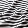 Swimsuit fabric narrow stripes – black/white,  thumbnail number 2