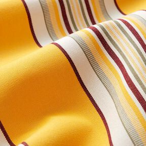 Awning Fabric Wide and Narrow Stripes – sunglow/white, 