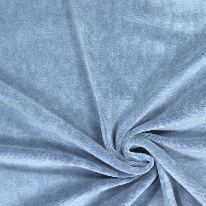 Plain Nicky Velour – steel blue,  image number 1