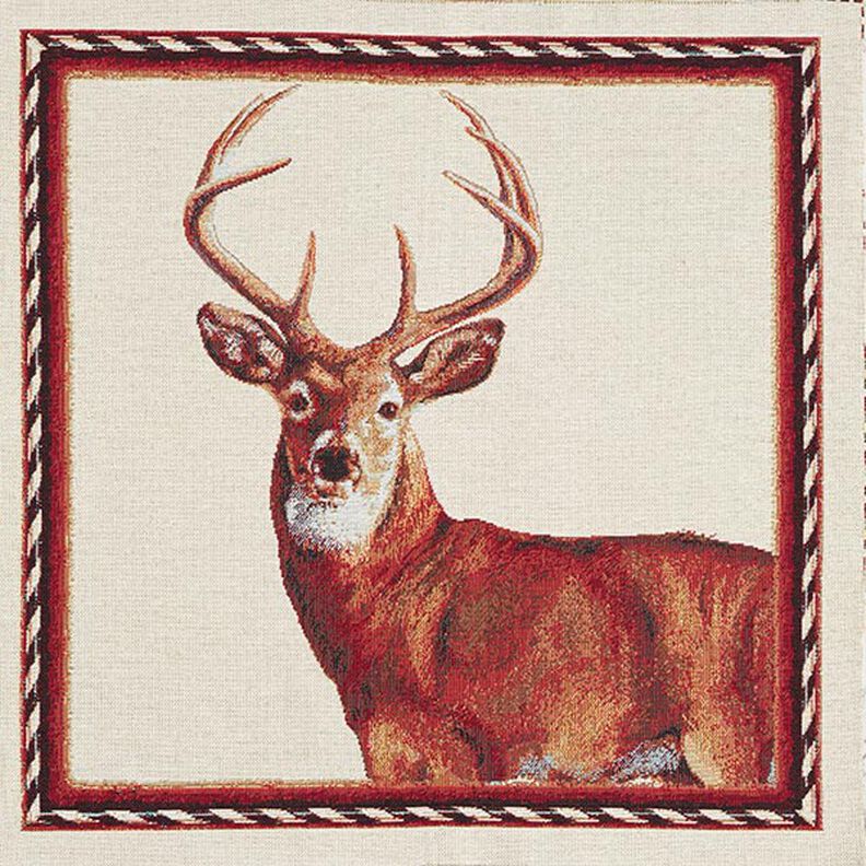 Tapestry Decor Fabric Panel Deer – beige,  image number 1