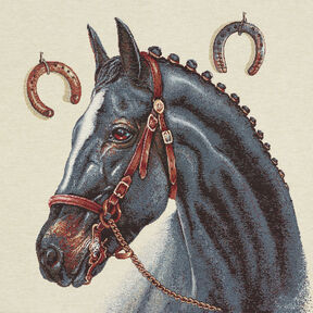 Tapestry Decor Fabric Panel Horse – beige, 