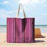 Decor Fabric Jacquard Fine Stripes – purple/berry,  thumbnail number 7