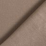 pure heavy linen Plain – dark taupe,  thumbnail number 3