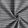 Cotton Vichy check 0,5 cm – black/white,  thumbnail number 3