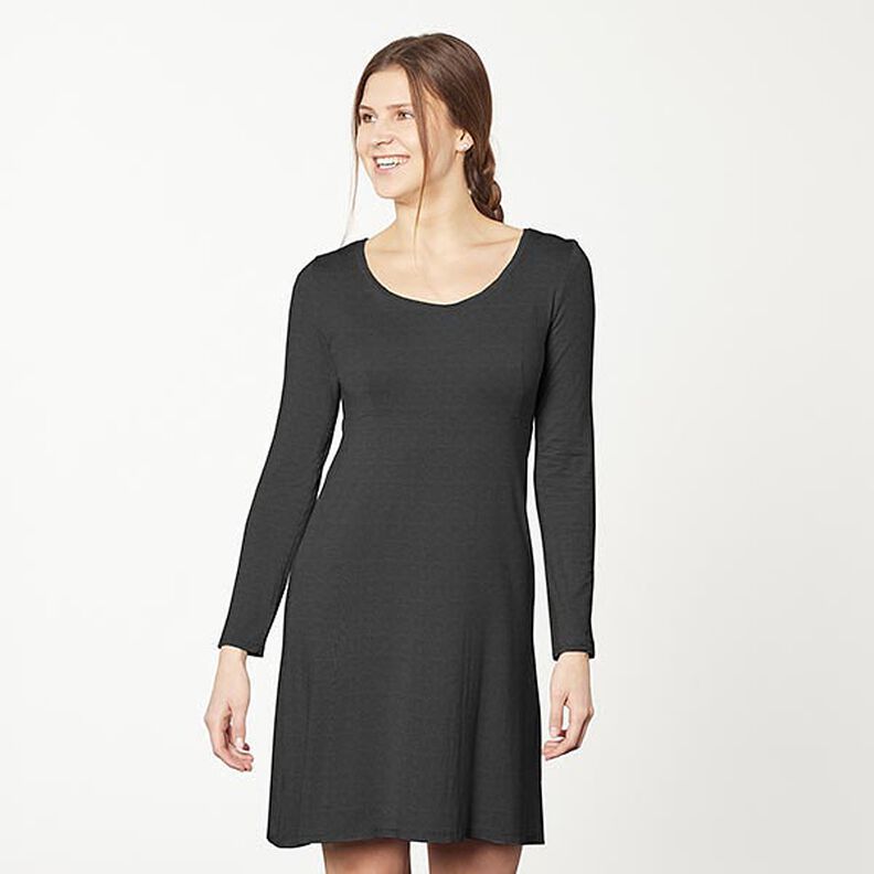 Medium Cotton Jersey Plain – black, image number 7