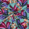 viscose fabric stretch Spring Garden | Nerida Hansen – aqua blue/burgundy,  thumbnail number 3