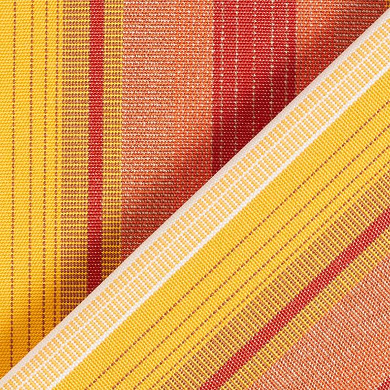 awning fabric melange stripes – terracotta/mustard,  image number 5