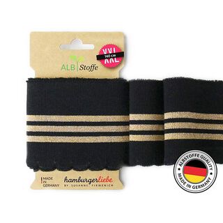 CUFF ME WAVE GLAM ORGANIC KNIT RIBBING  [140 CM | 8 CM]  | Albstoffe | Hamburger Liebe, 