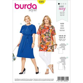 Shirt | Dress, Burda 6305 | 46 - 60, 