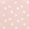 Cotton Jersey large birds – rosé/white,  thumbnail number 1