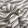 Irregular stripes crepe blouse fabric – white/black,  thumbnail number 6