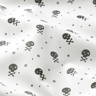 Organic Cotton Poplin skulls – offwhite, 