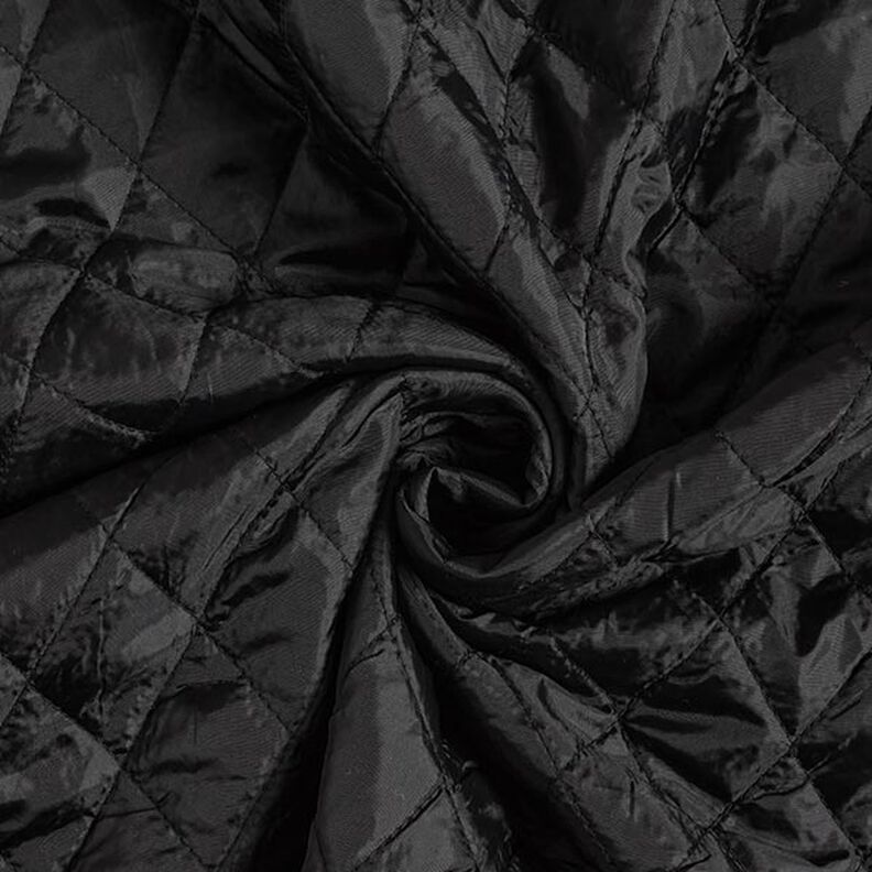 Quilted lining rhombus – black,  image number 4