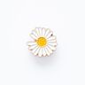 Daisy Shank Button  – white/yellow,  thumbnail number 1