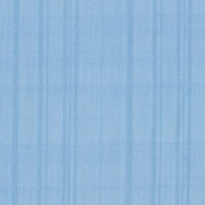 Lightweight checked translucent cotton fabric – light blue, 
